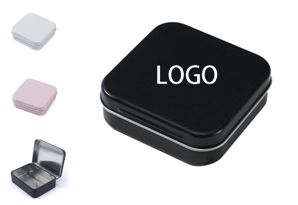 Tinplate Flip-Top Storage Box