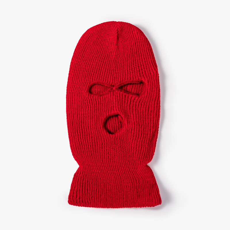 Acrylic 3-Hole Ski Mask Beanie