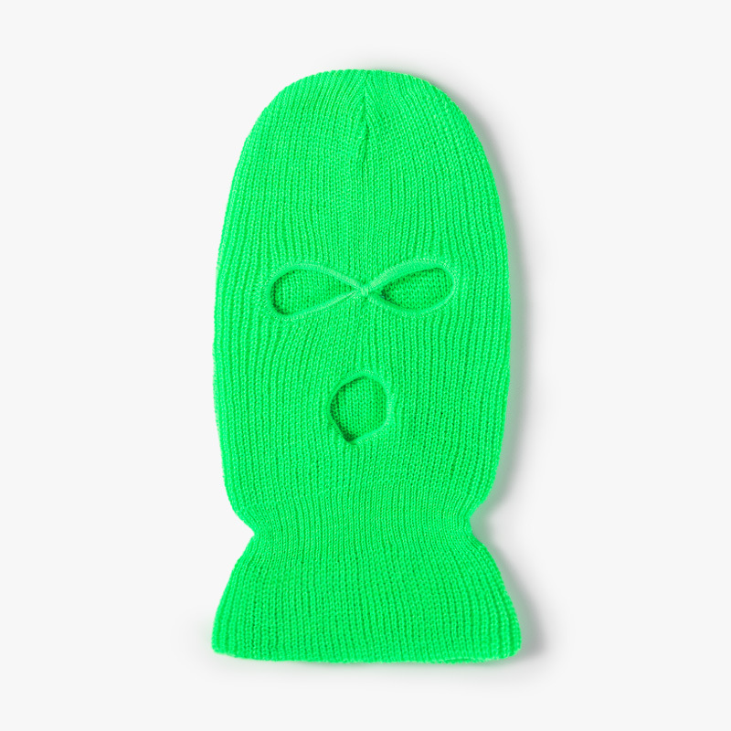 Acrylic 3-Hole Ski Mask Beanie