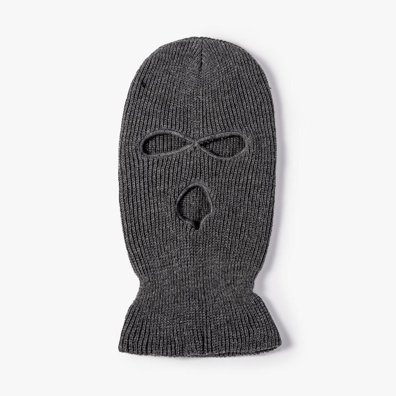 Acrylic 3-Hole Ski Mask Beanie
