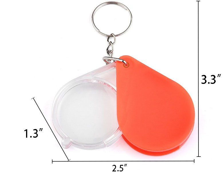 Foldable Keychain Magnifier
