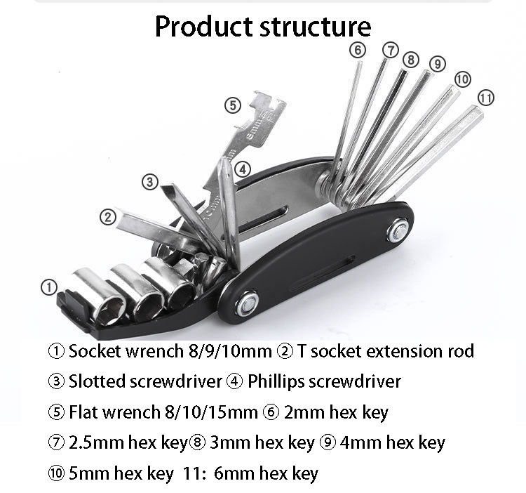 Multi-Function Bike Repair Tool