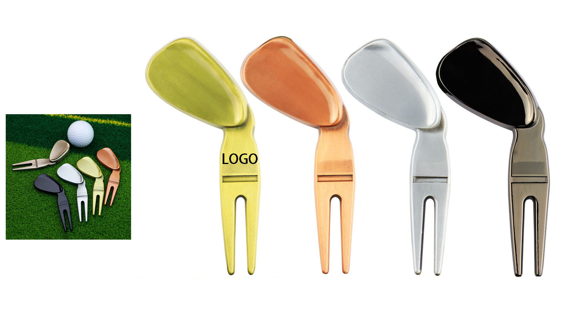 Zinc Alloy Golf Divot Tool