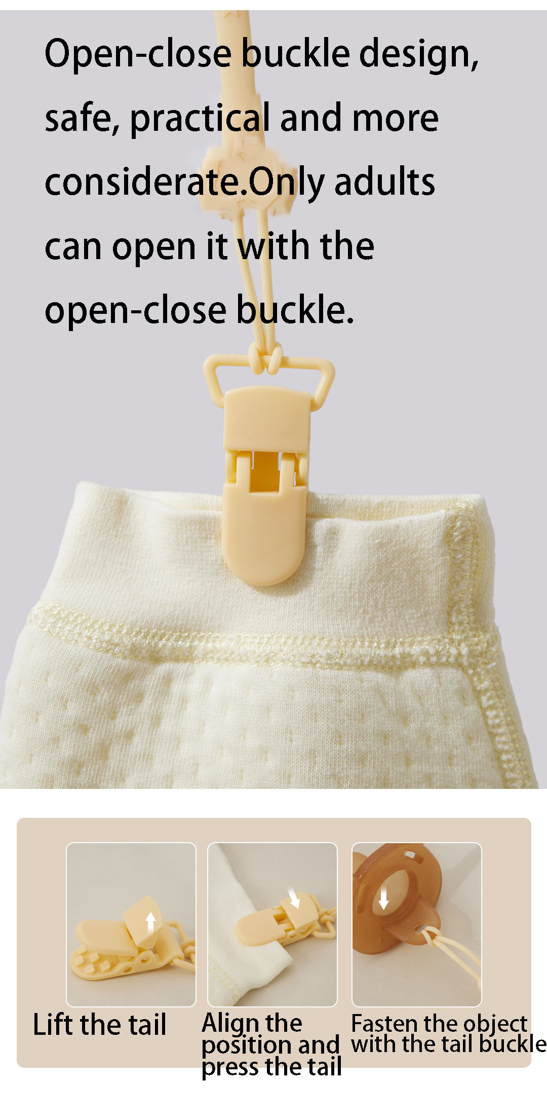 Silicone Baby Teether Anti-Loss Chain