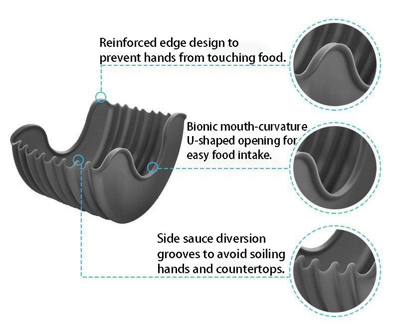 Silicone Burger Holder Non-Slip