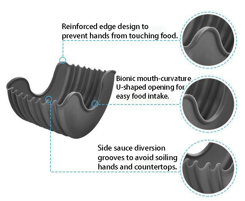 Silicone Burger Holder Non-Slip