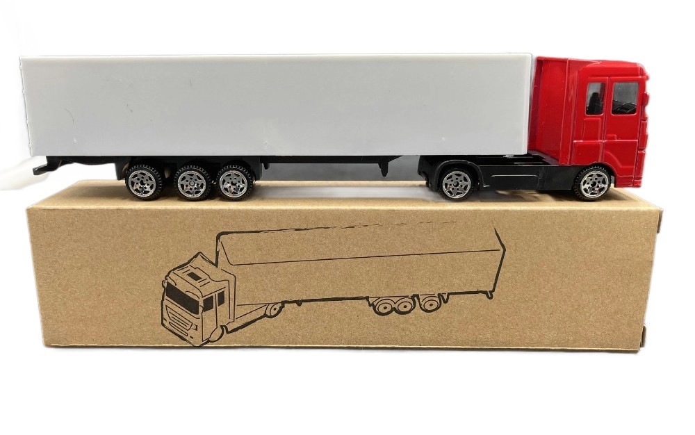 Alloy Container Truck Model