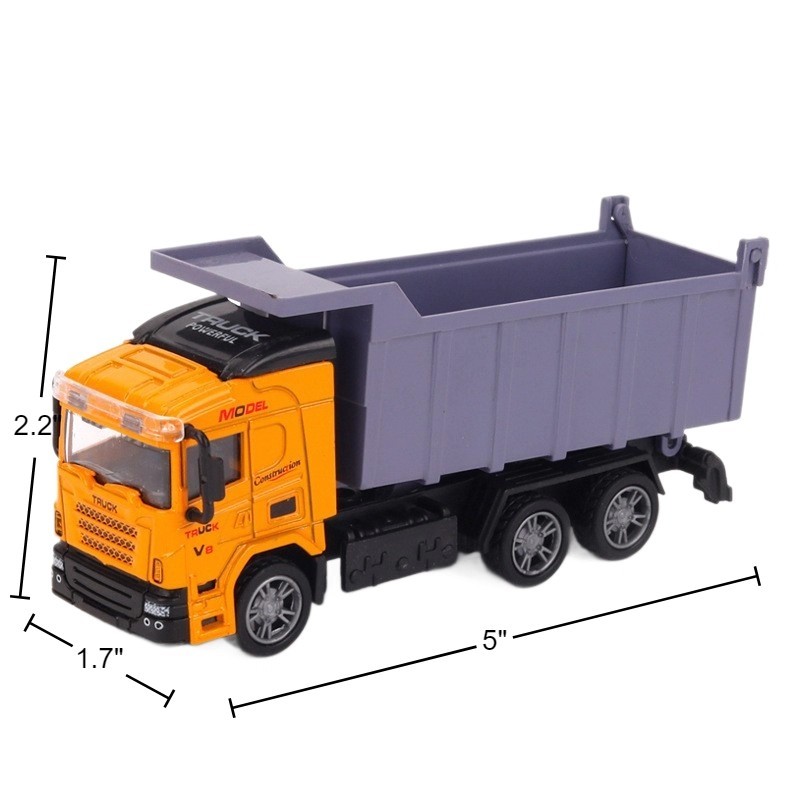 Alloy Pull-Back Dump Truck Toy