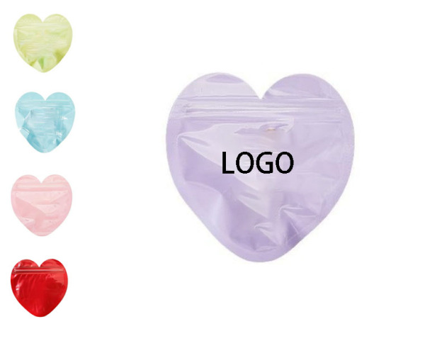 PVC Heart Jewelry Bag