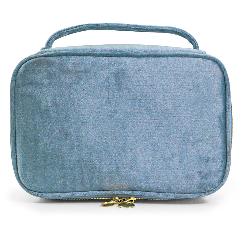 Velvet Cosmetic Bag w/Brush Sleeve