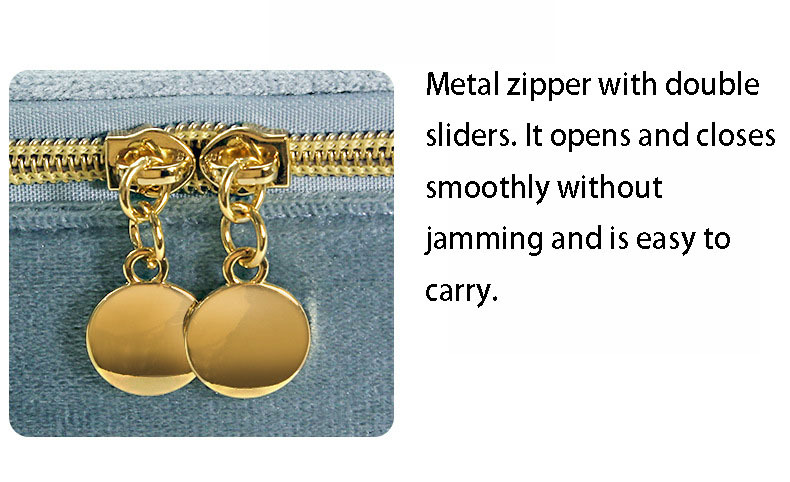 Velvet Cosmetic Bag w/Brush Sleeve