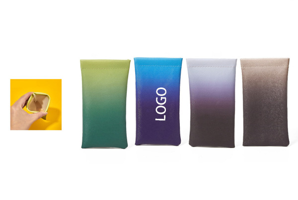 PVC Snap Closure Sunglass Pouch