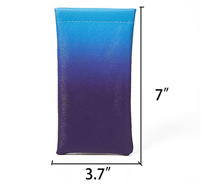 PVC Snap Closure Sunglass Pouch