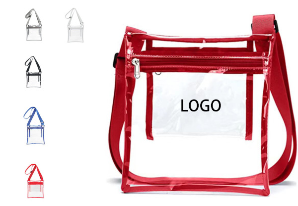 Clear PVC Stadium Crossbody Bag