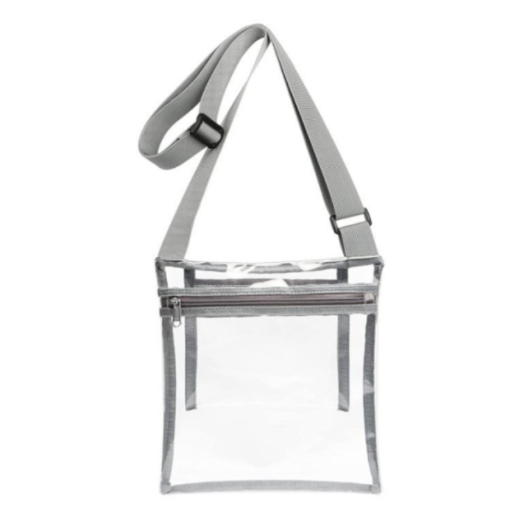 Clear PVC Stadium Crossbody Bag