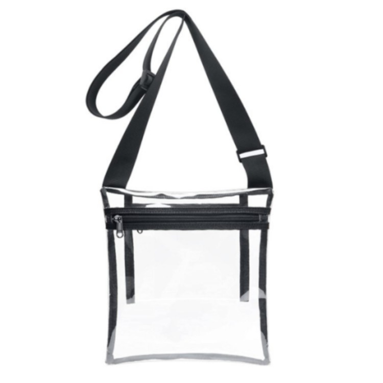 Clear PVC Stadium Crossbody Bag