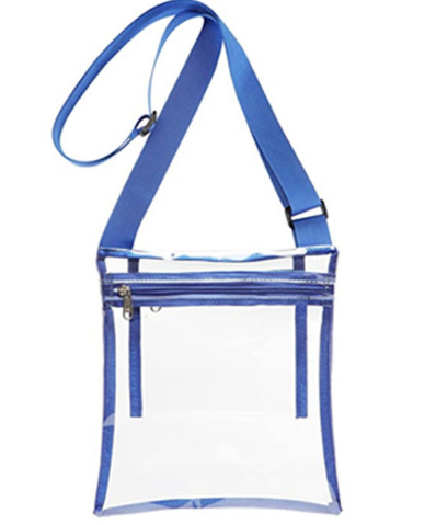 Clear PVC Stadium Crossbody Bag