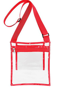 Clear PVC Stadium Crossbody Bag
