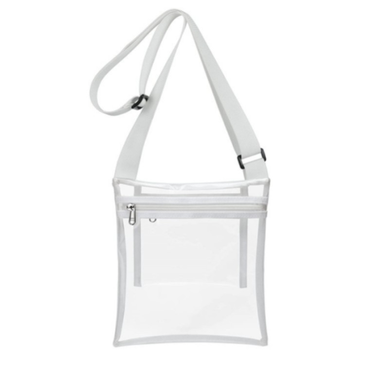 Clear PVC Stadium Crossbody Bag