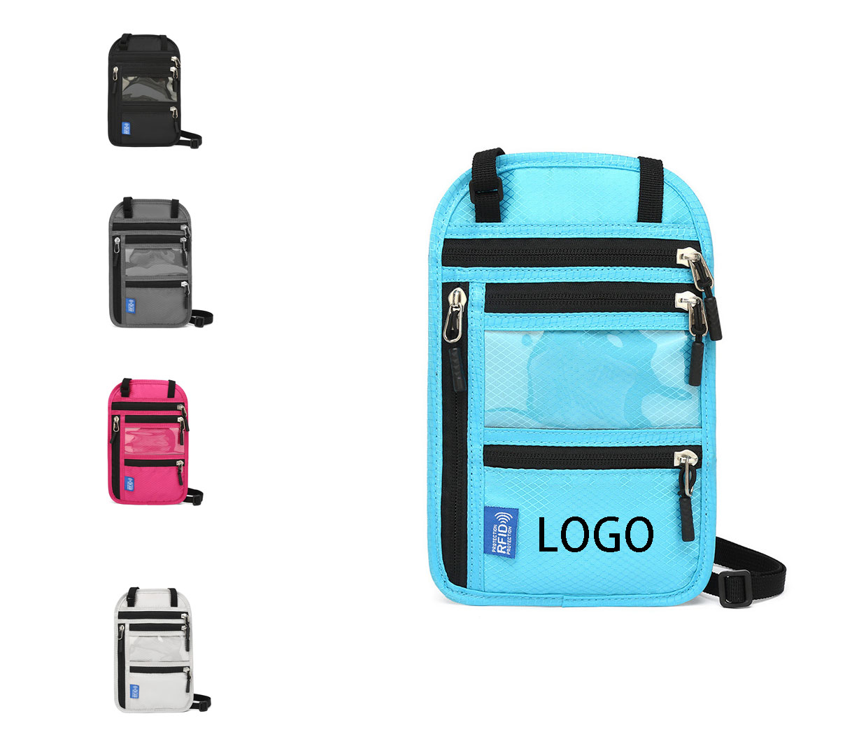 Polyester RFID Travel Document Holder