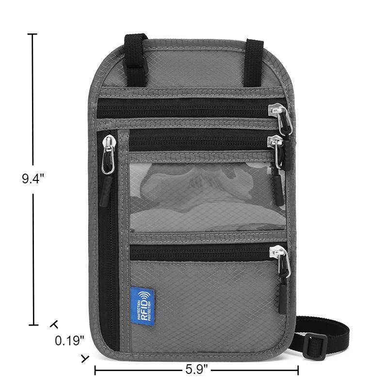 Polyester RFID Travel Document Holder
