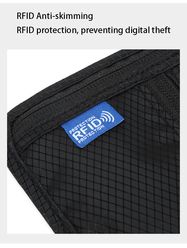 Polyester RFID Travel Document Holder