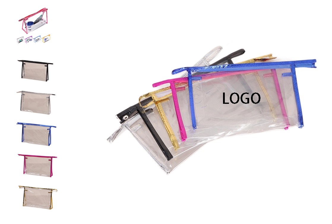 PVC Clear Cosmetic Zipper Pouch