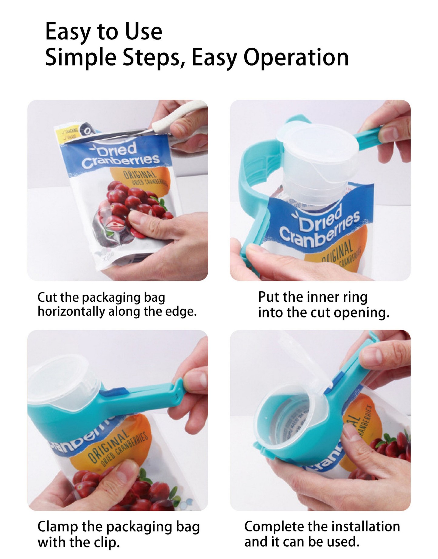 Airtight Food Seal Clip