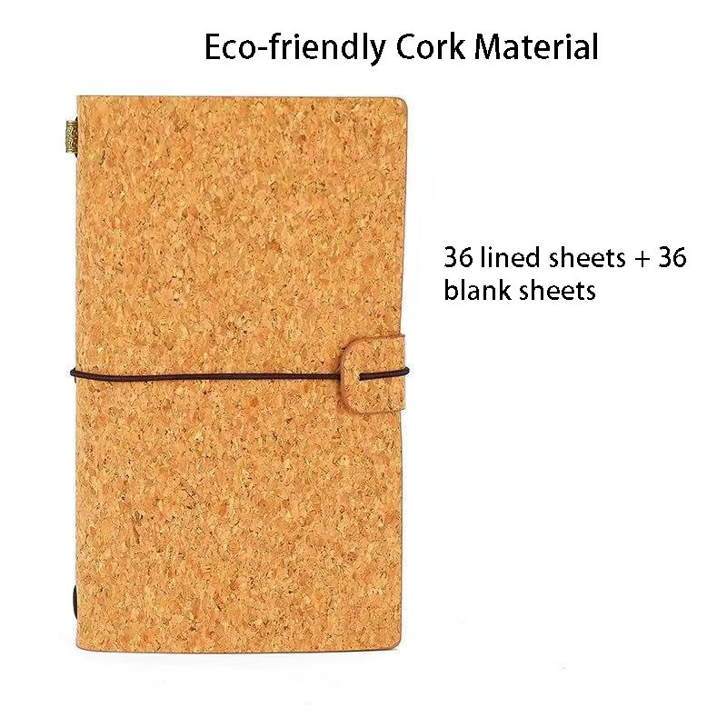 Cork Travel A6 Notebook