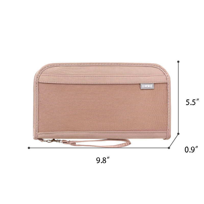 RFID Blocking Travel Passport Wallet