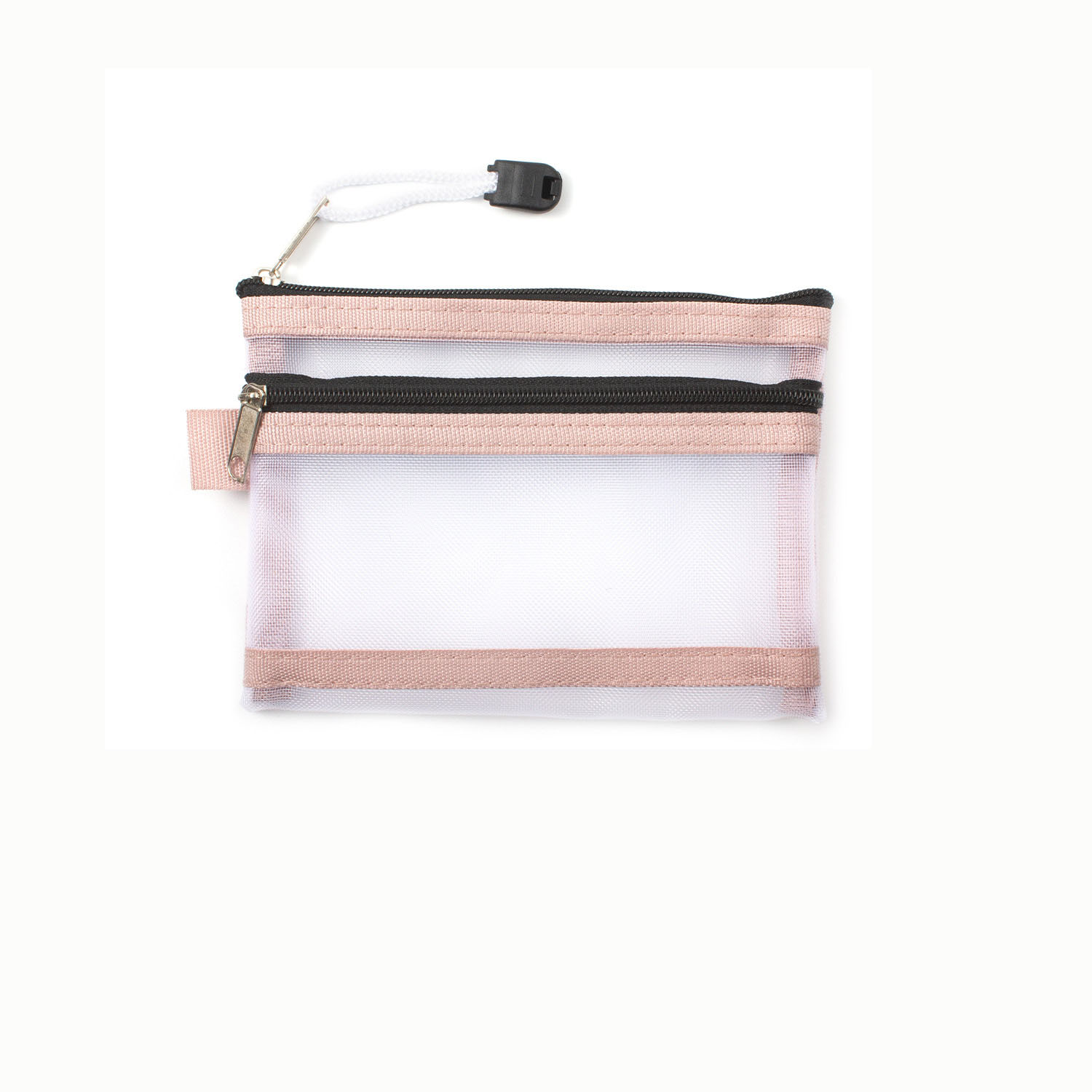 Nylon Mesh Zipper ID Pouch