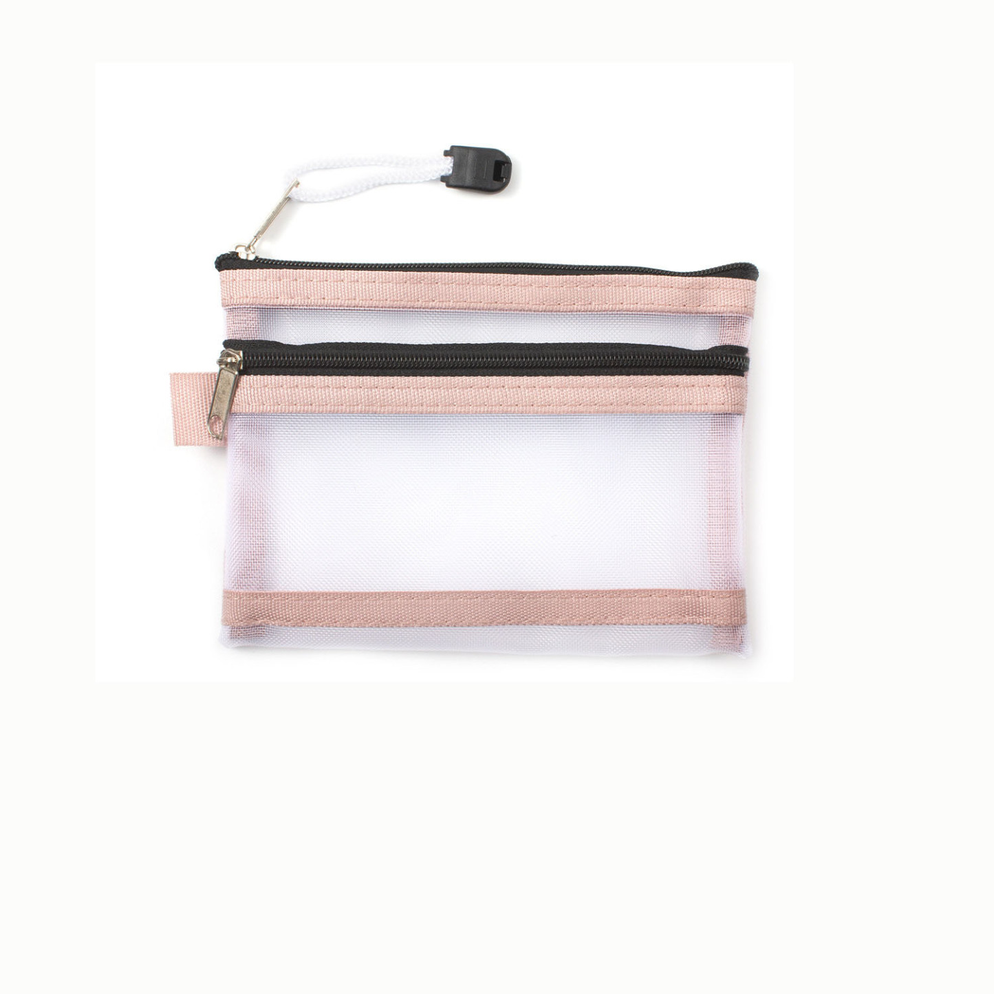 Nylon Mesh Zipper ID Pouch