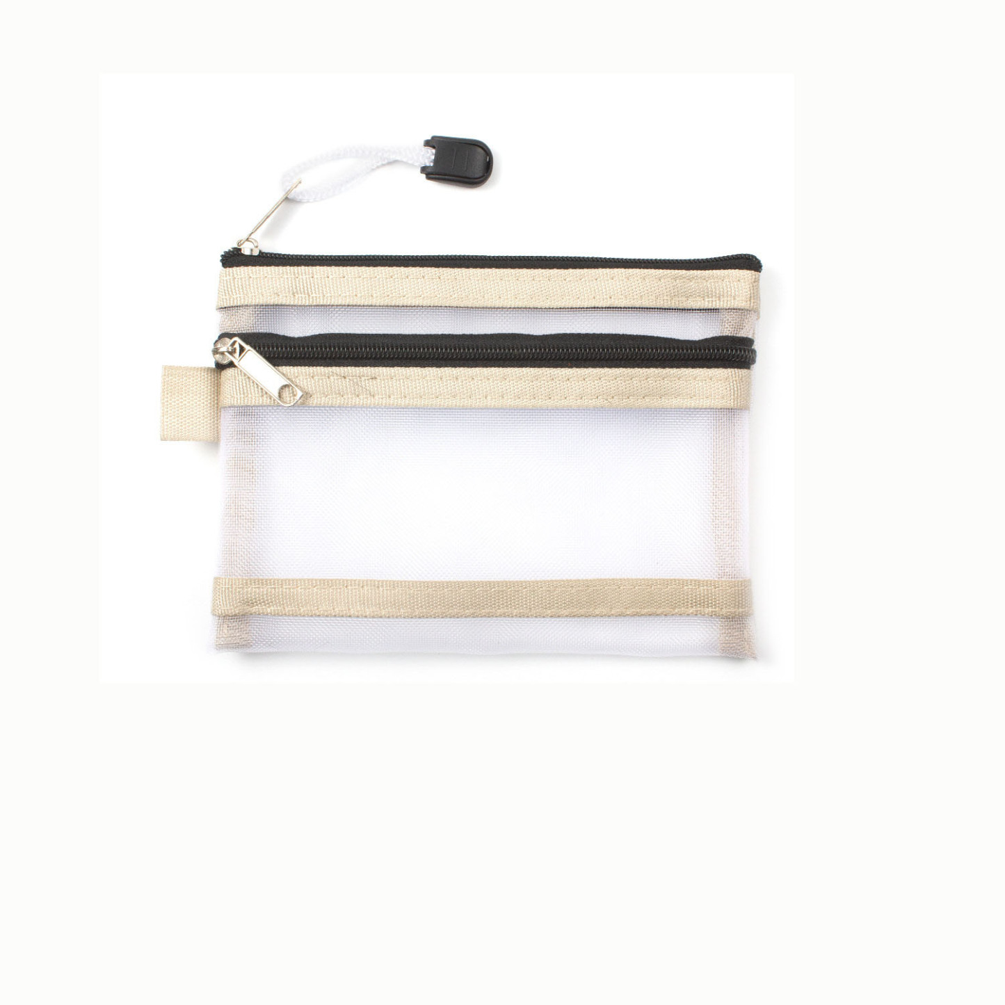 Nylon Mesh Zipper ID Pouch