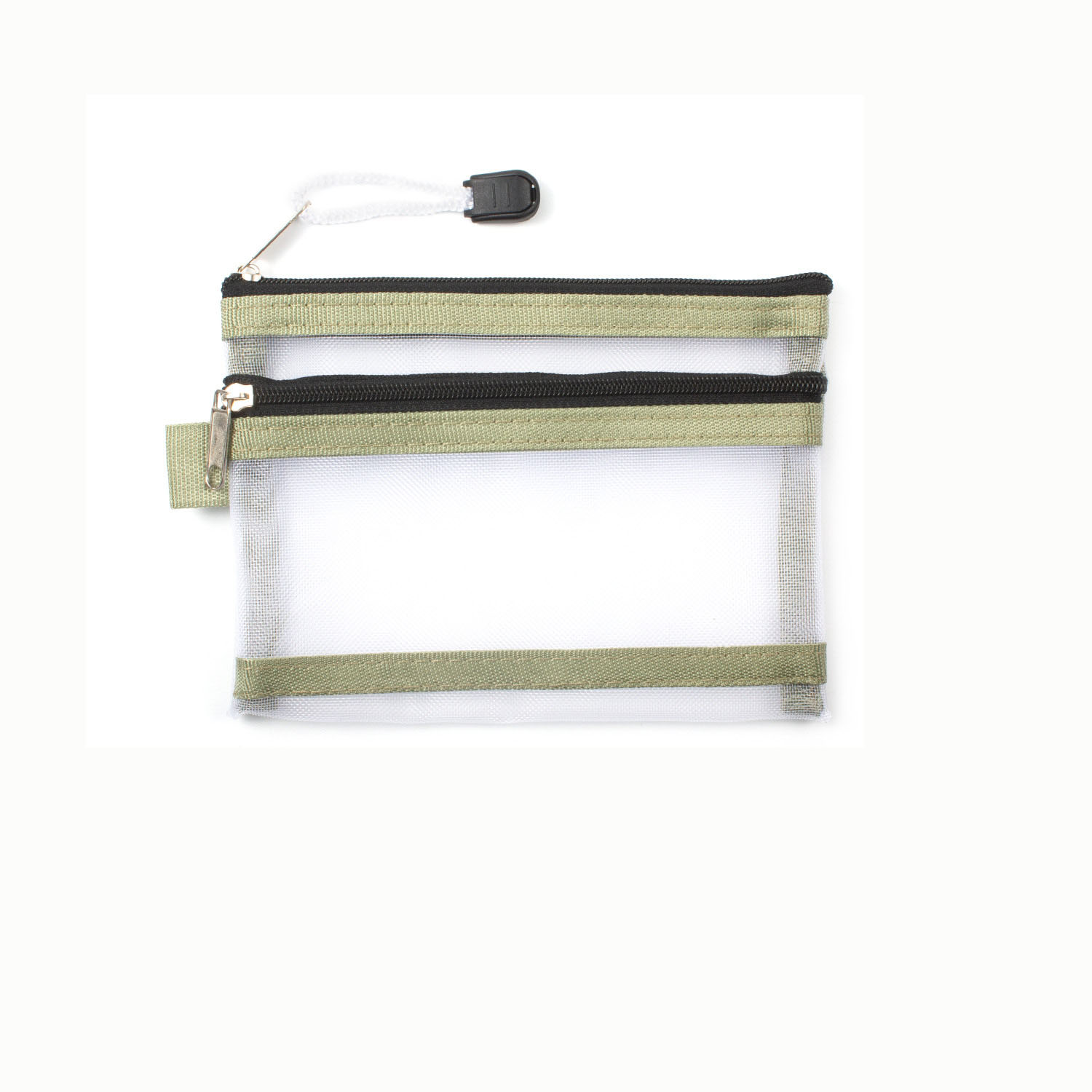 Nylon Mesh Zipper ID Pouch