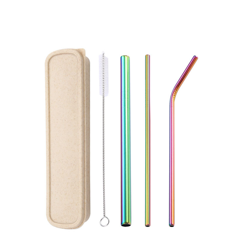 3-Piece Stainless Straw Boxed Set