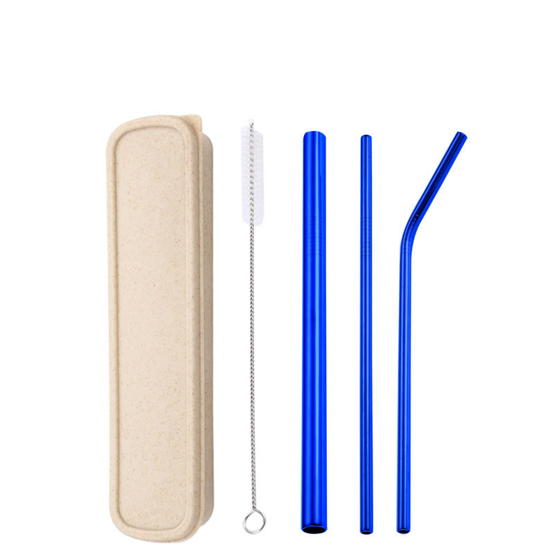 3-Piece Stainless Straw Boxed Set