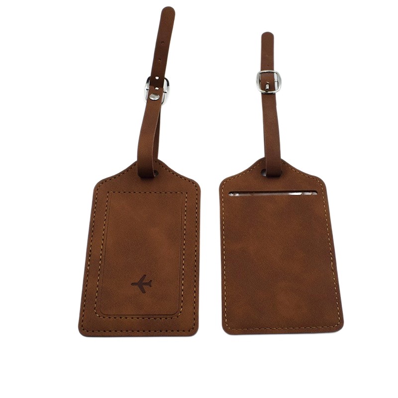 PU Leather Luggage Tag