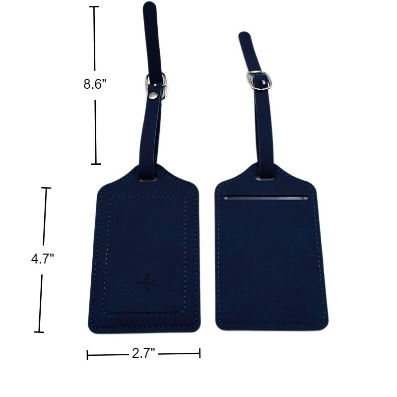 PU Leather Luggage Tag