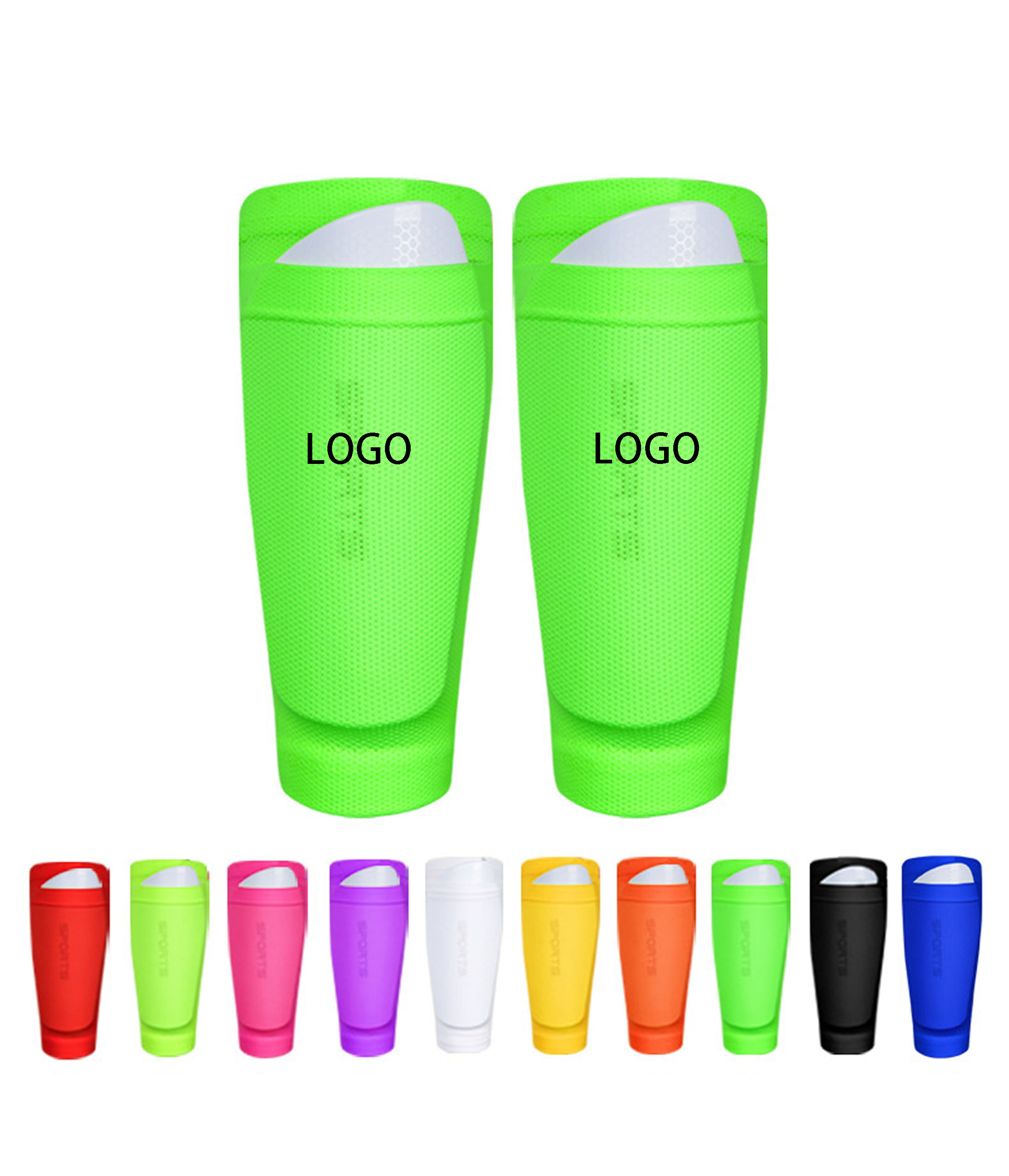 Polyester Soccer Shin Guard Sock
