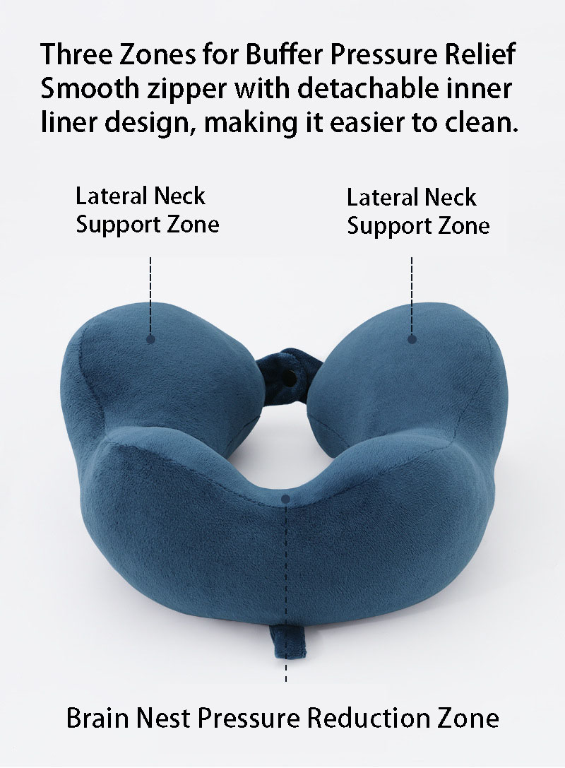 PP Cotton U-Shaped Neck Pillow