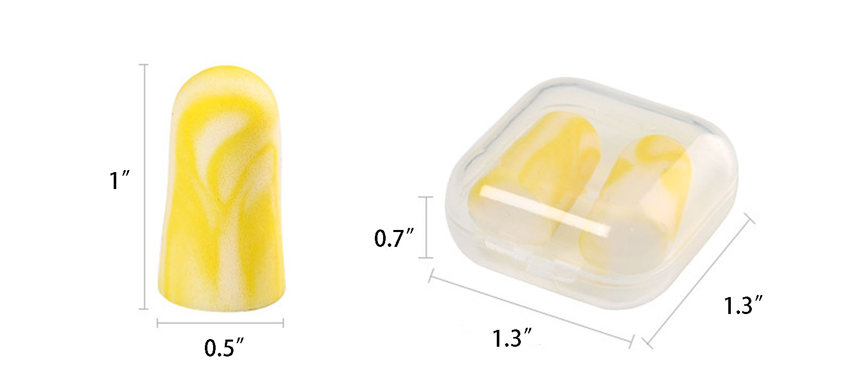PU Foam Earplugs for Sleep