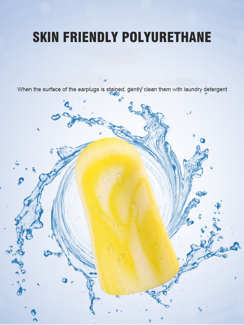 PU Foam Earplugs for Sleep