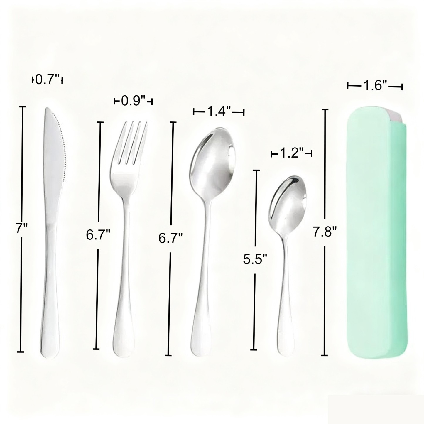 Stainless Steel 4-Piece Cutlery Set