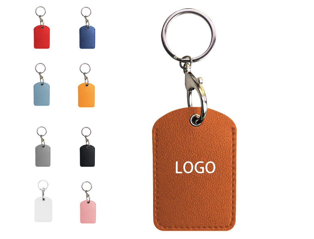 PU Leather Rectangular Key Card Holder