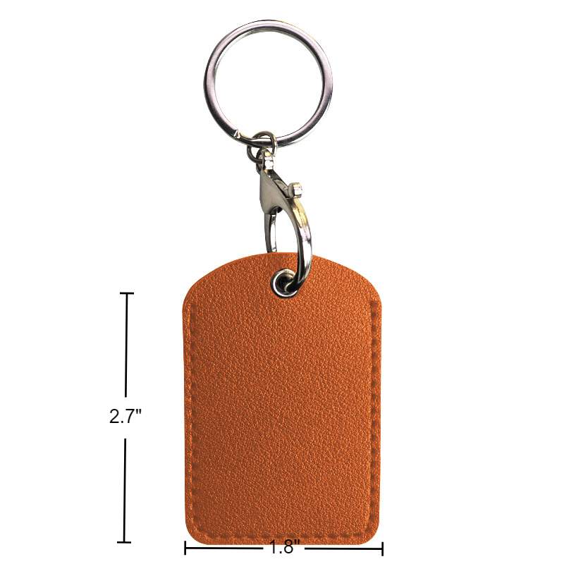 PU Leather Rectangular Key Card Holder