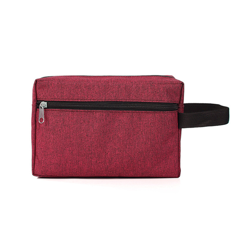 Oxford Double Layer Travel Cosmetic Bag