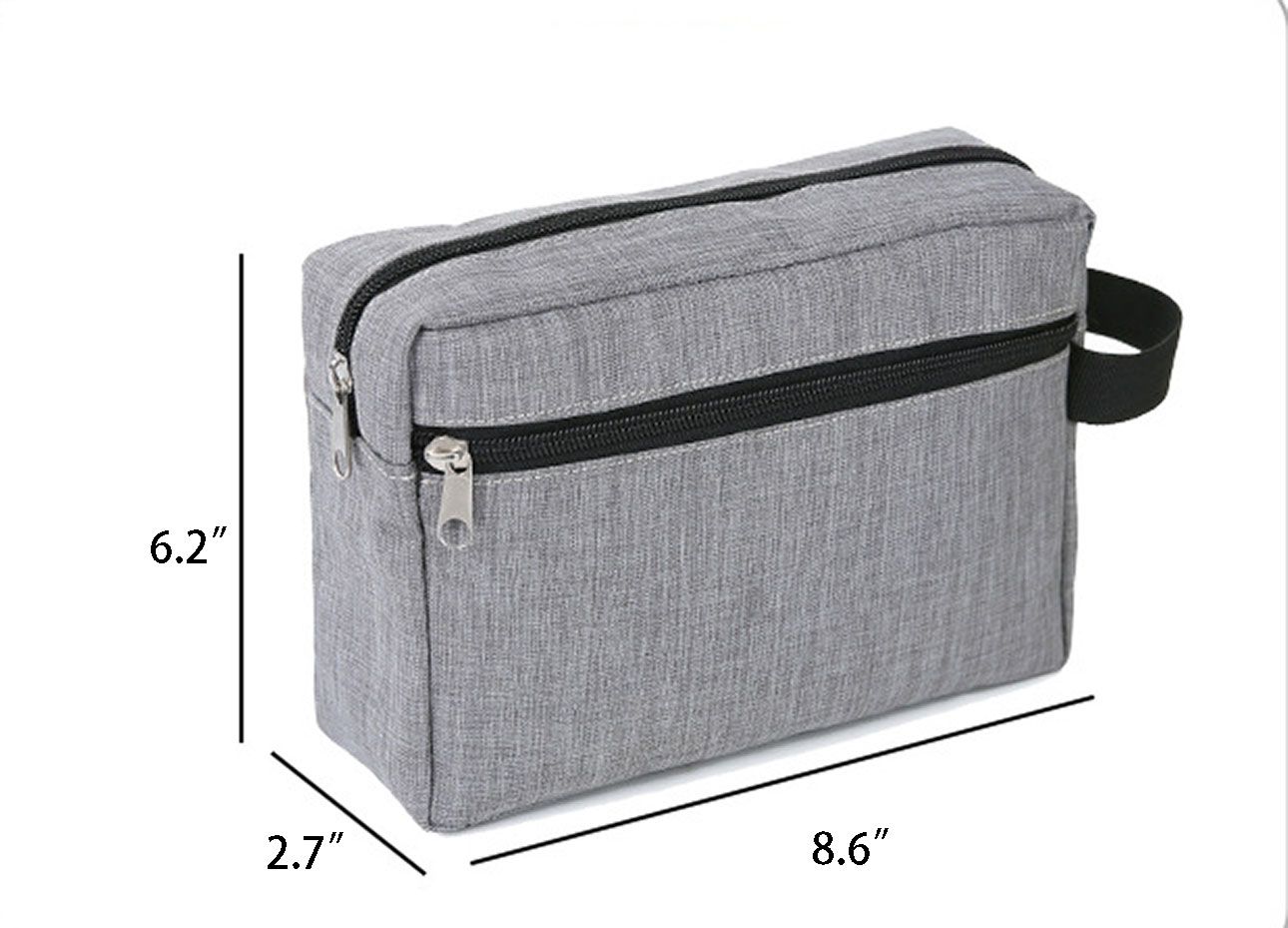 Oxford Double Layer Travel Cosmetic Bag