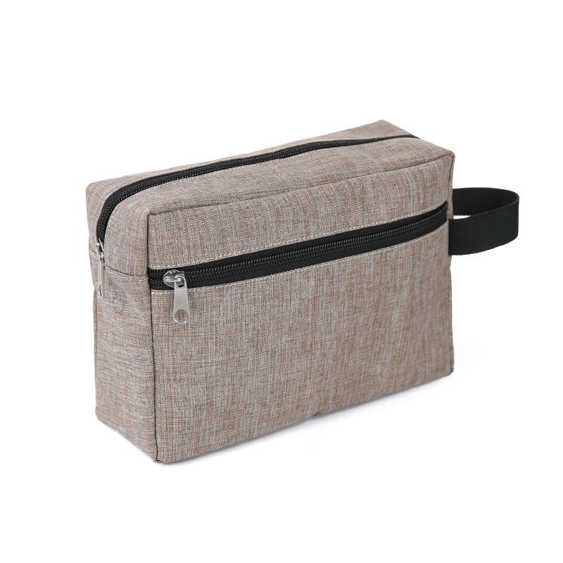 Oxford Double Layer Travel Cosmetic Bag