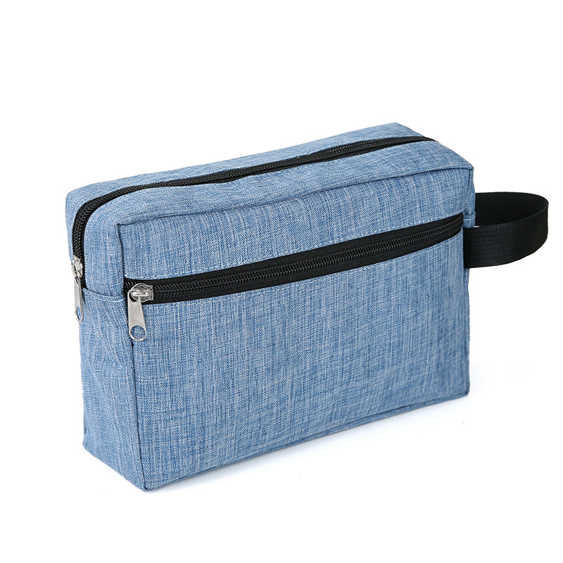 Oxford Double Layer Travel Cosmetic Bag