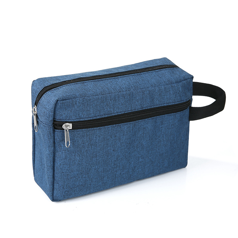 Oxford Double Layer Travel Cosmetic Bag